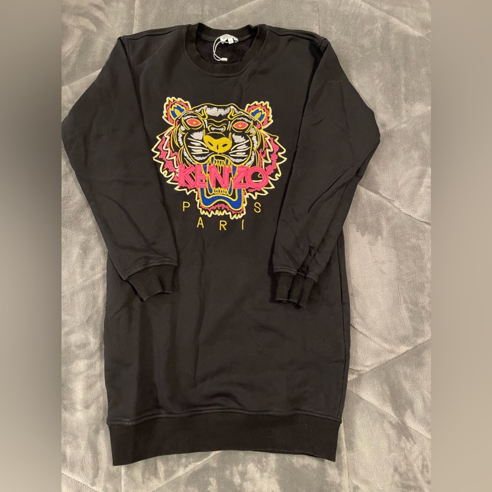 Kenzo Black Sweater Dress